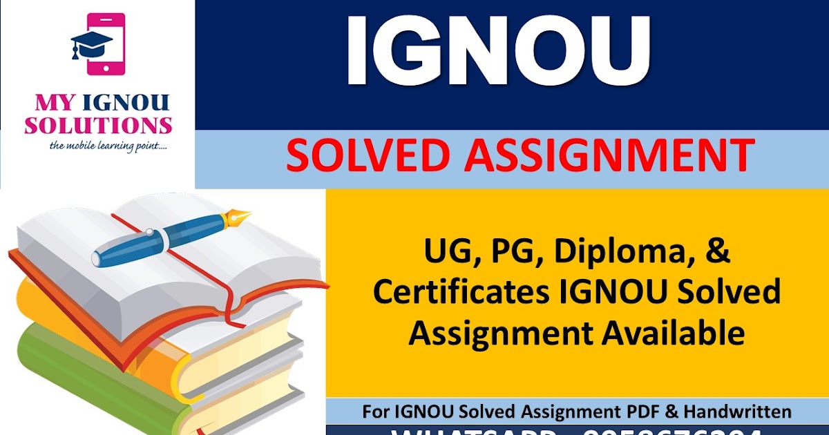 ignou solved assignment 2022 23